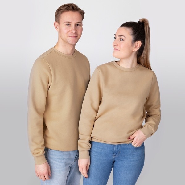 JAKO Sweat-Shirt Organic, sand, Gr.S