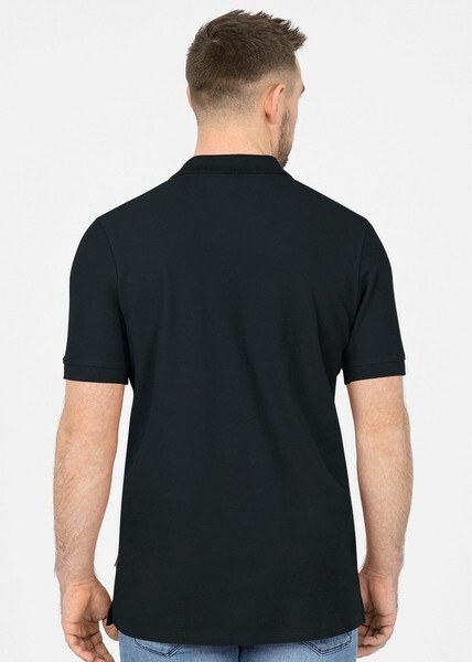 JAKO Herren Polo-Shirt Organic, schwarz, Gr.S