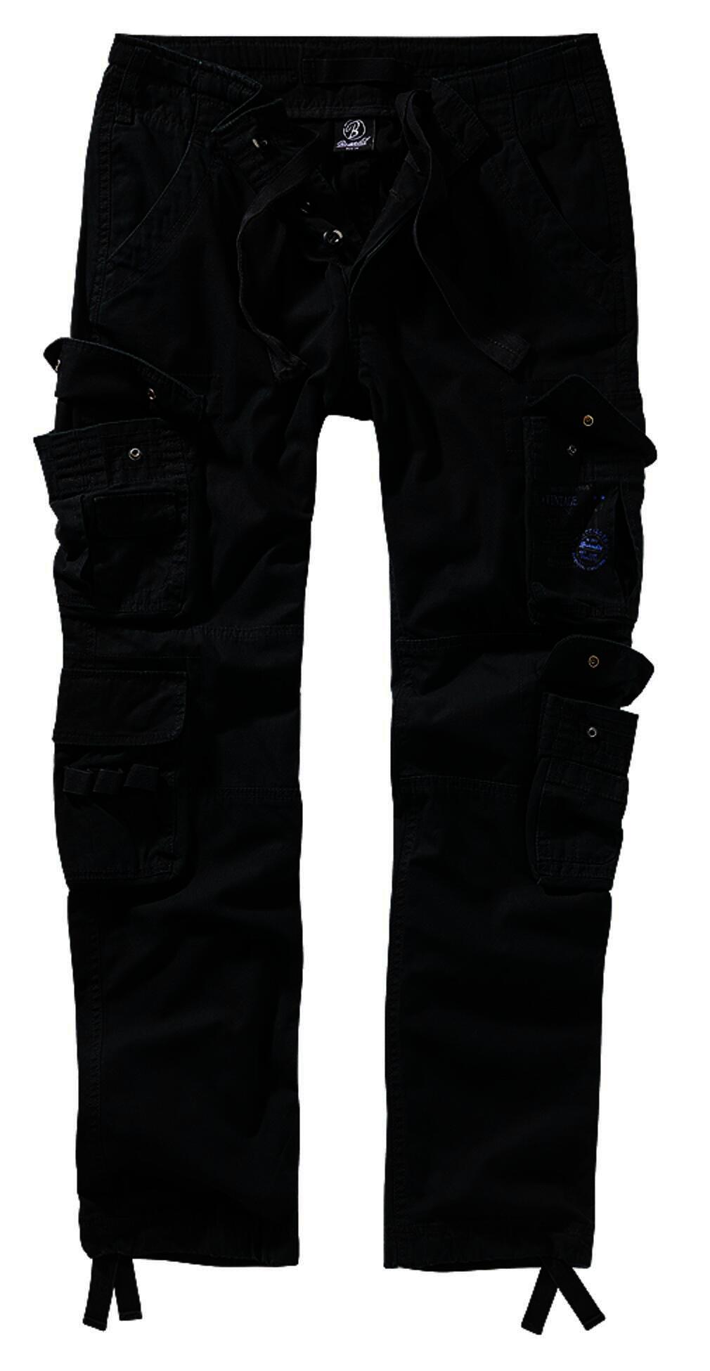 Brandit Pure Slim Fit Trouser, Farbe schwarz, Größe XL