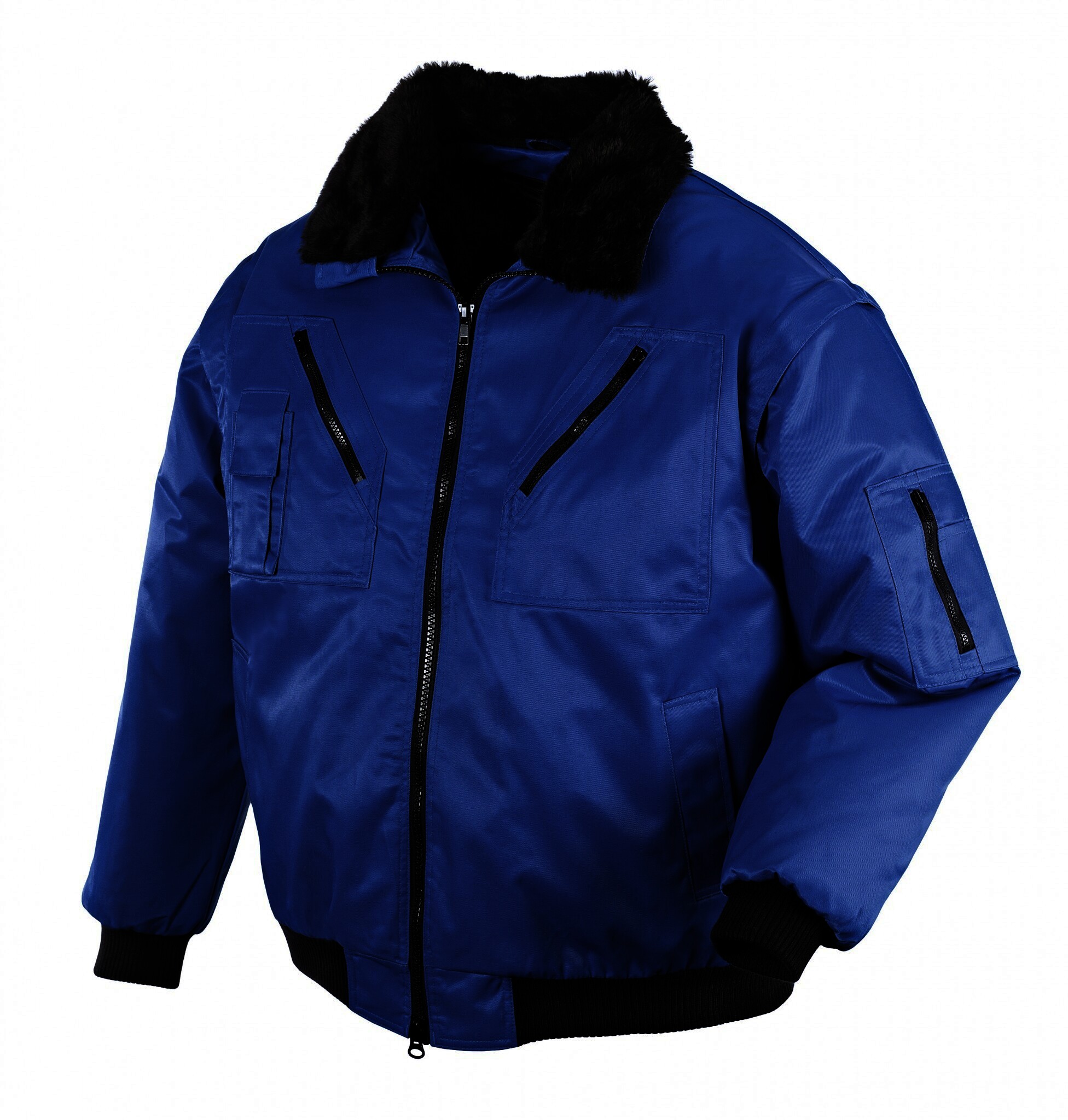 teXXor Piloten Oslo Arbeitsjacke mit abnehmbaren Ärmeln kornblau, 4171 Größe 4XL