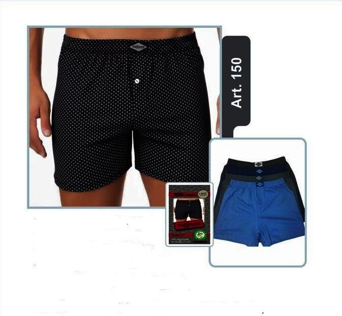 Herren Boxershort farbig 4er Pack, Größe 8