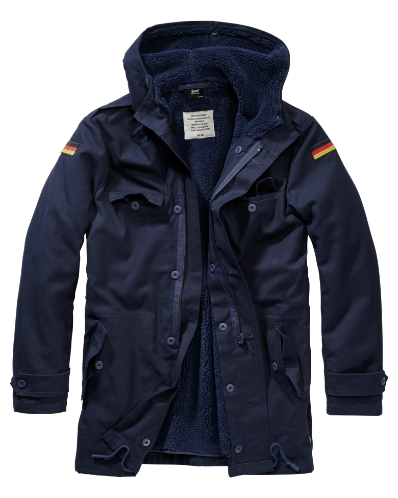 Brandit BW Parka Flag, Navy, Gr.64