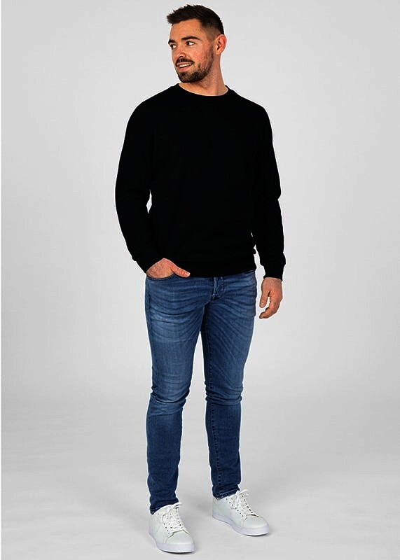 JAKO Sweat-Shirt Organic, schwarz, Gr.S