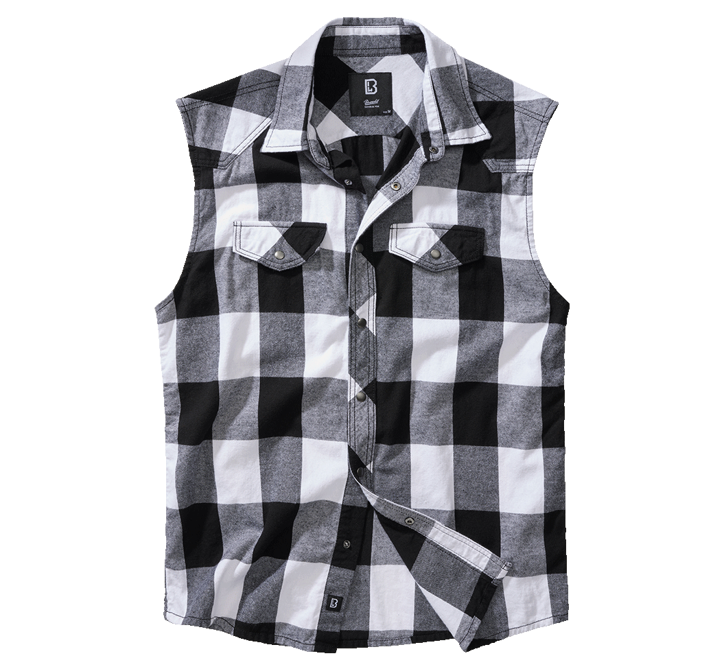 Brandit Checkshirt, Farbe weiß/schwarz, Größe 4XL Brandit Checkshirt, Farbe weiß/schwarz, Größe 4XL