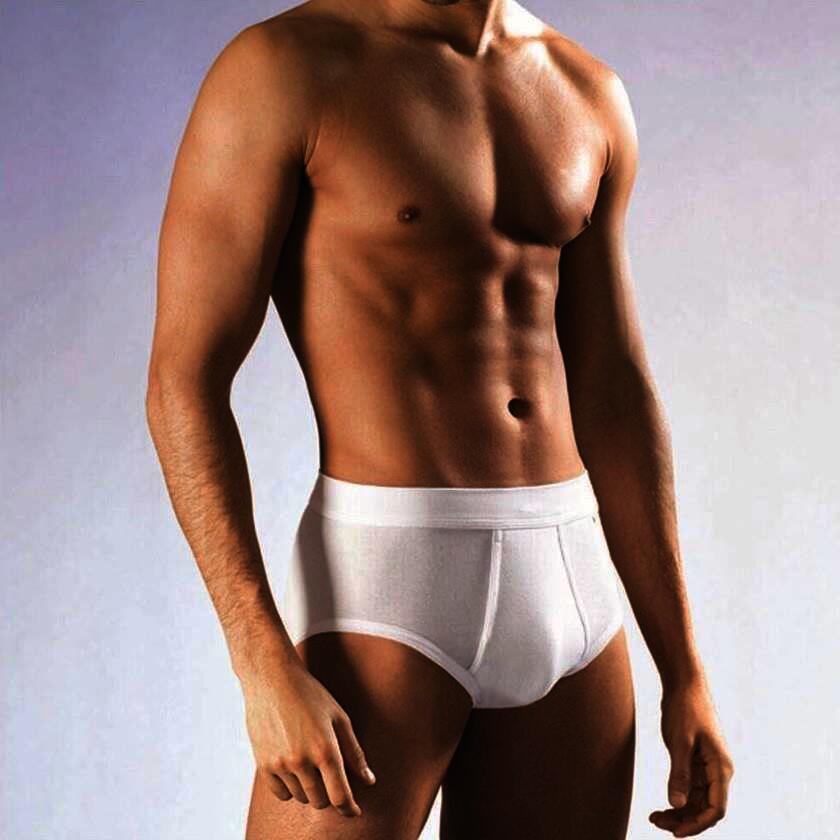 Herren Slip mit Eingriff Feinripp Farbe: weiß, 3x3er Pack Größe 11