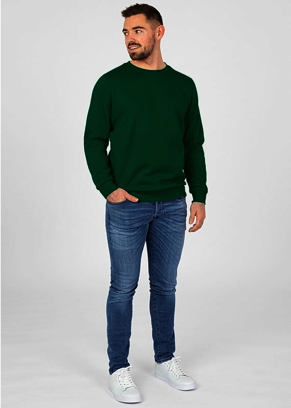 JAKO Sweat-Shirt Organic, grün, Gr.S
