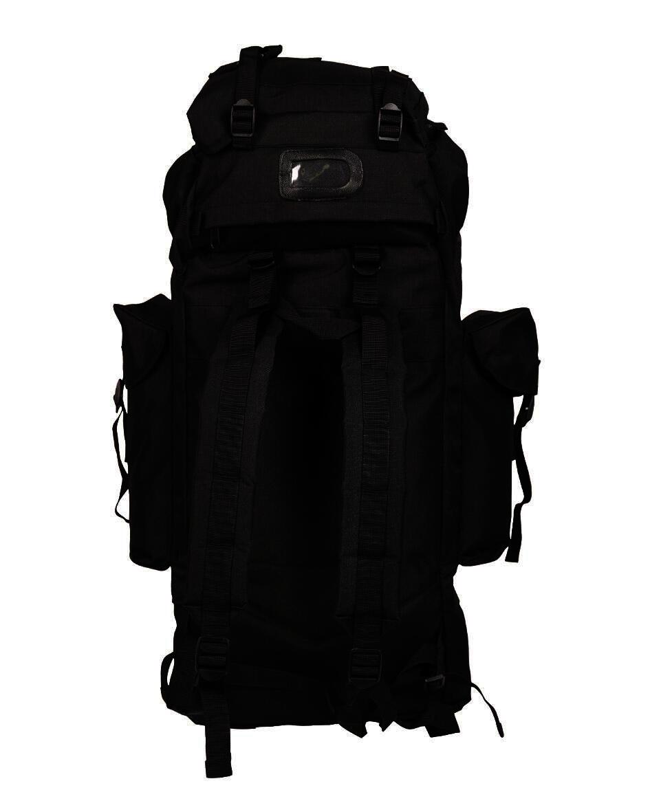 65 Liter Bundeswehr Rucksack Outdoor Trekking, impr. schwarz
