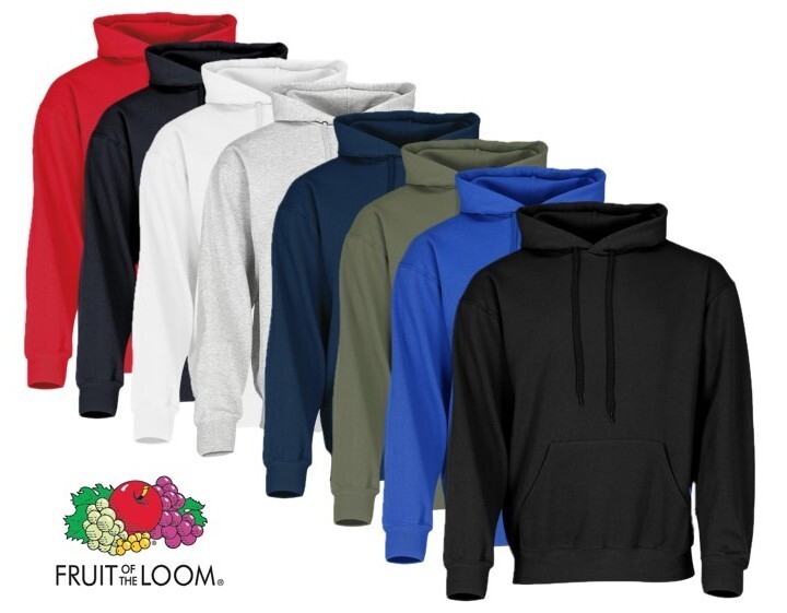 Fruit of the Loom  "Classic Hoodie“ , Schwarz, Gr.L