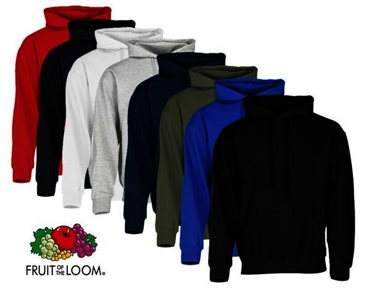 Fruit of the Loom  "Classic Hoodie“ , Schwarz, Gr.L
