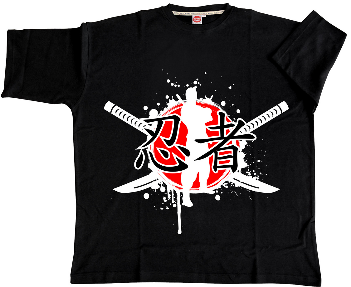 Honey Moon T-Shirt Japan, Farbe schwarz, Gr.7XL