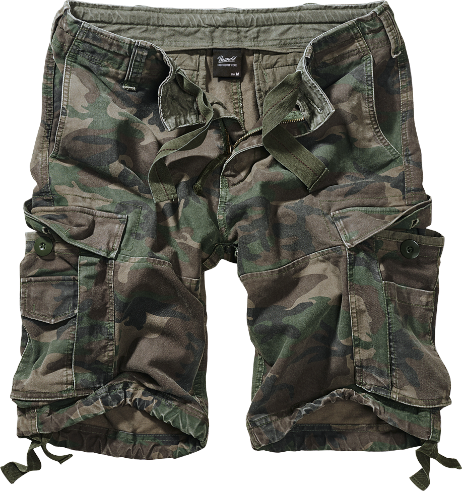 Brandit Vintage Classic Shorts Farbe woodland, Größe 3XL