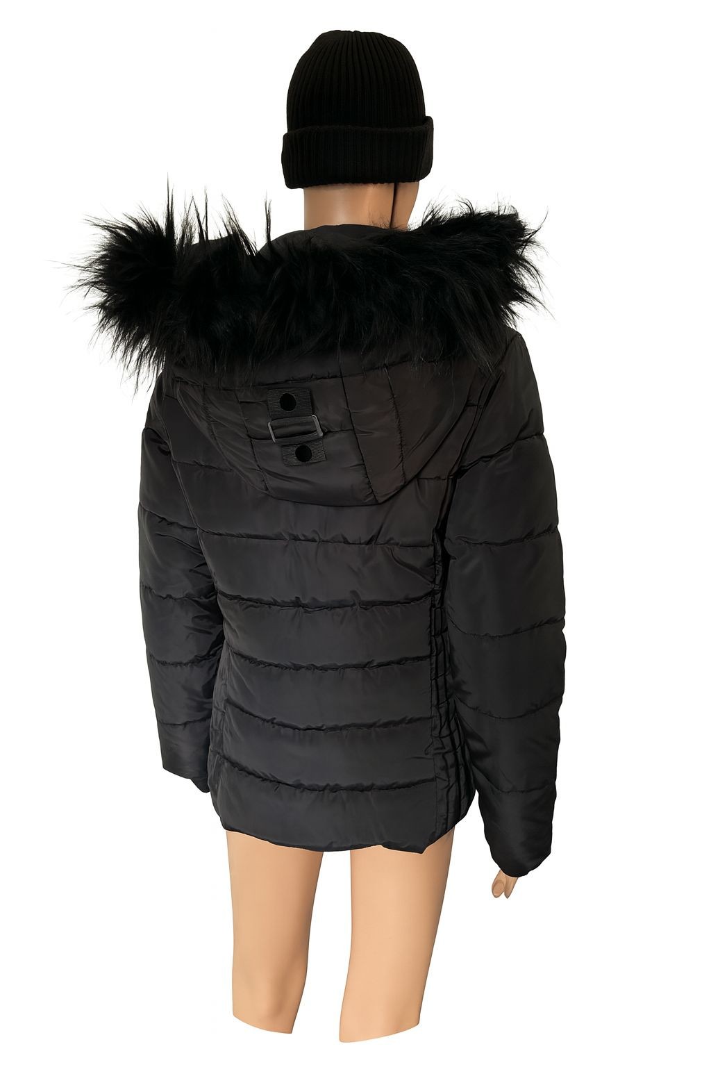 ALPENBLITZ Damen-Winterjacke, gesteppt, Schwarz, Gr.36