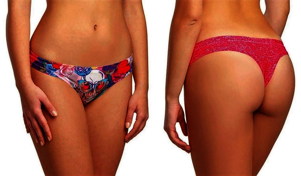 Memème SKULLS LOVERS MONSTER HIGH Tanga,Größe S
