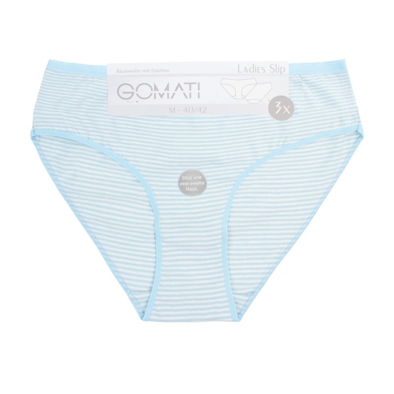 Damen Bikinislip 19115, gestreift, versch. Farben, 4 x 3er-Pack, Gr.36/38 Damen Bikinislip 19115, gestreift, versch. Farben, 4 x 3er-Pack, Gr.36/38