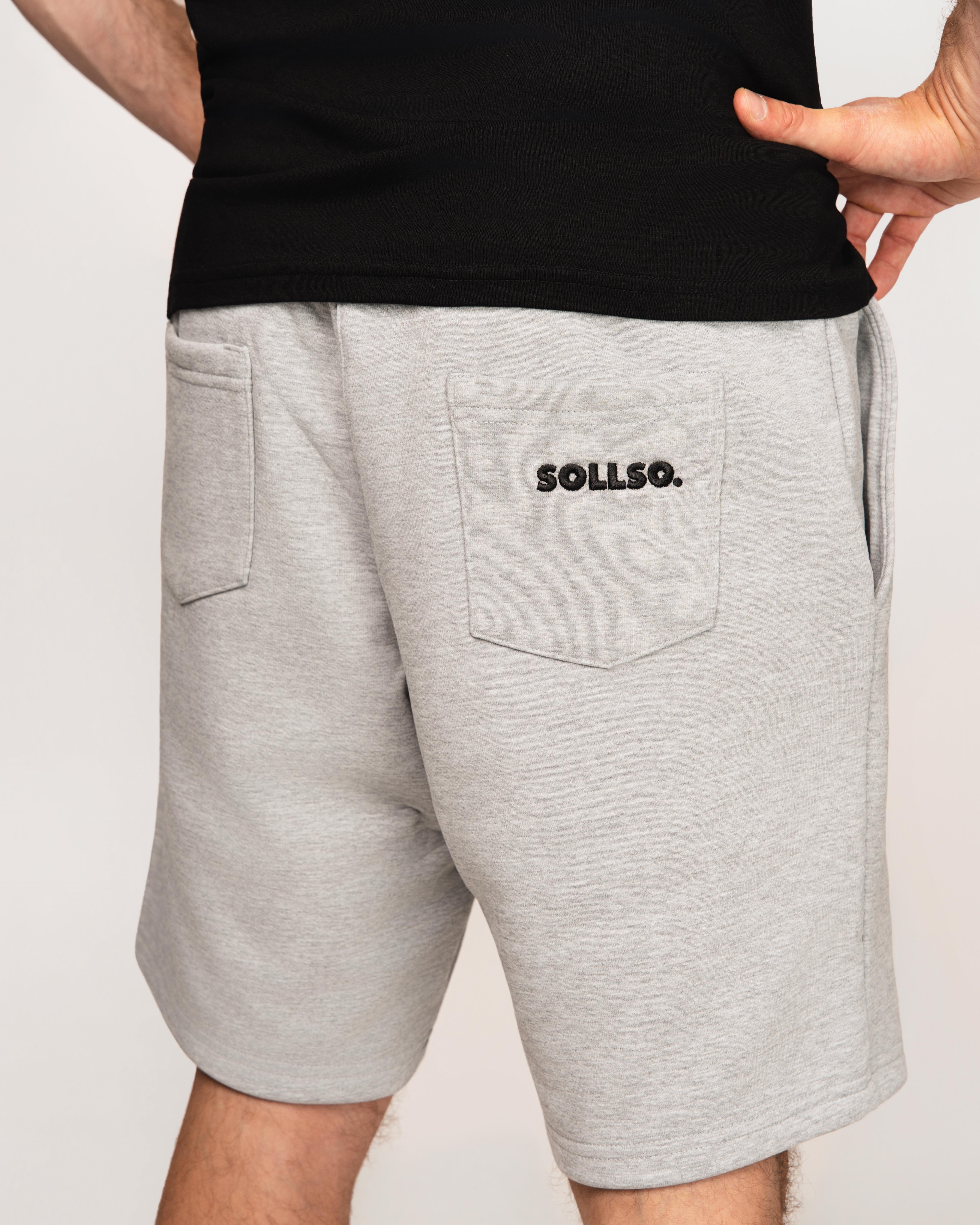 Sweatshorts „SOLLSO.“, Grau Melliert, Gr.S Sweatshorts „SOLLSO.“, Grau Melliert, Gr.S