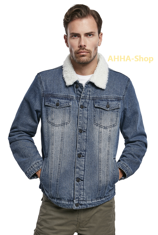 Brandit Sherpa-Denim Jacket, Größe M