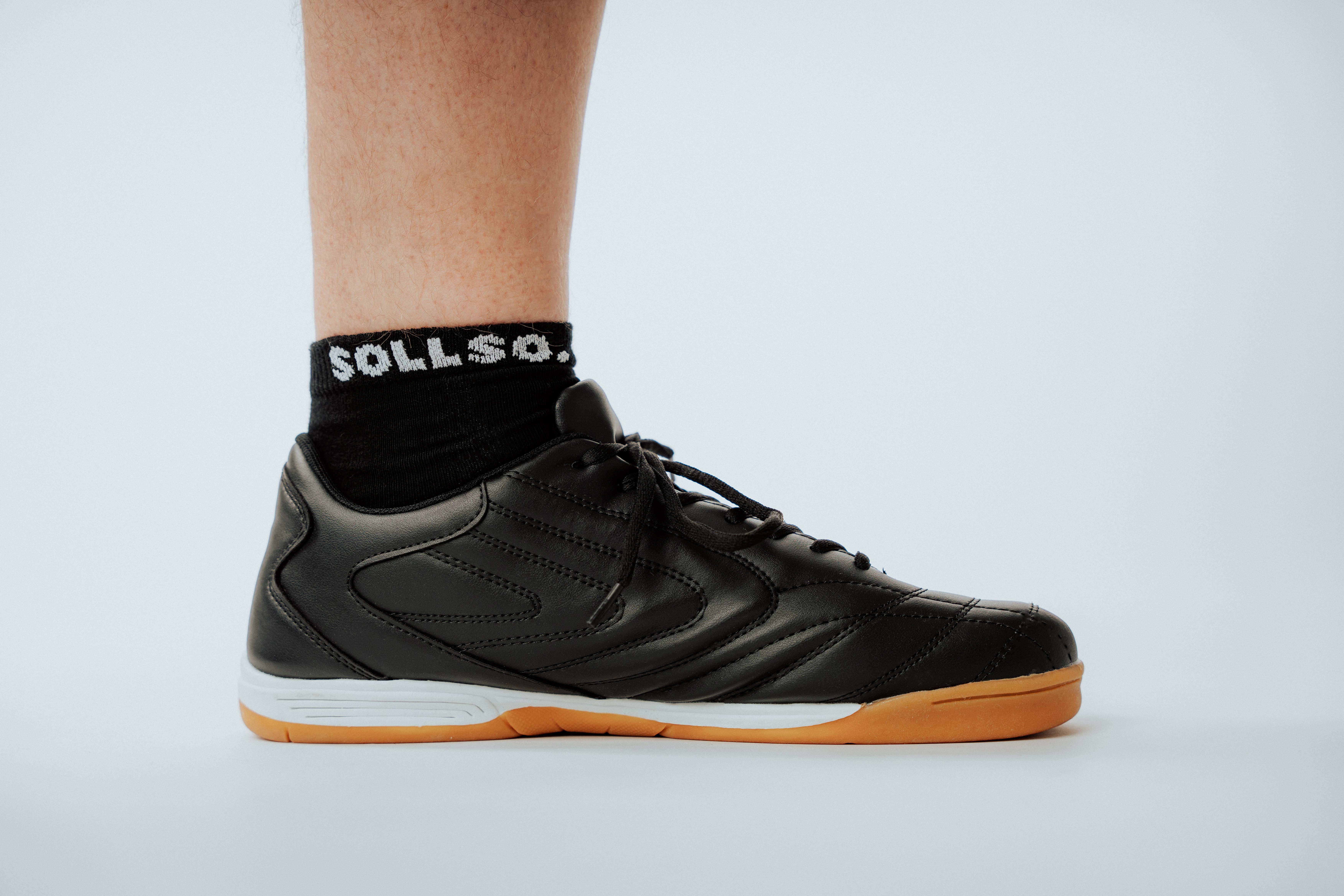 SOLLSO. Herren Sneakersocke, Farbe Schwarz, Größe 43-46, 10 Paar