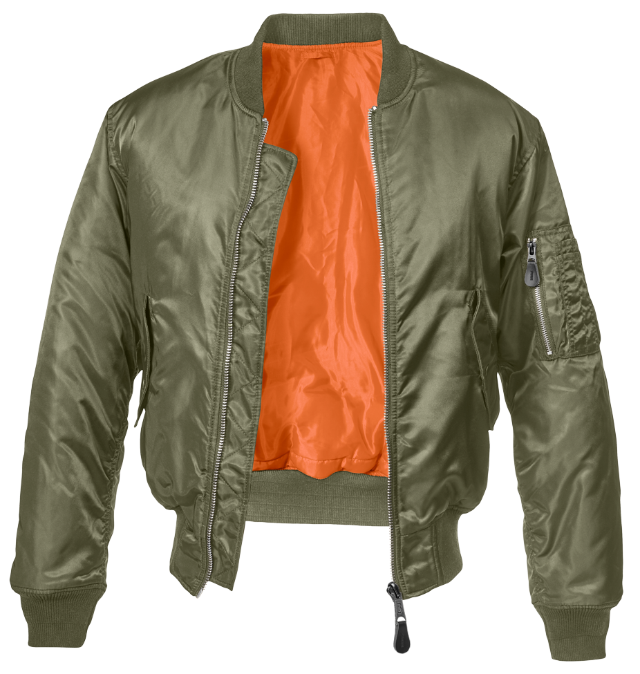 Brandit MA 1 Jacket, Farbe Oliv, Gr.S