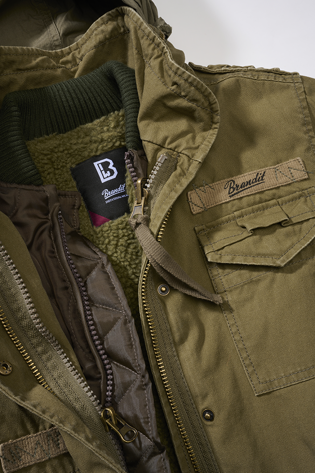 Brandit Damen M65 Giant Jacke, Oliv, Gr.L