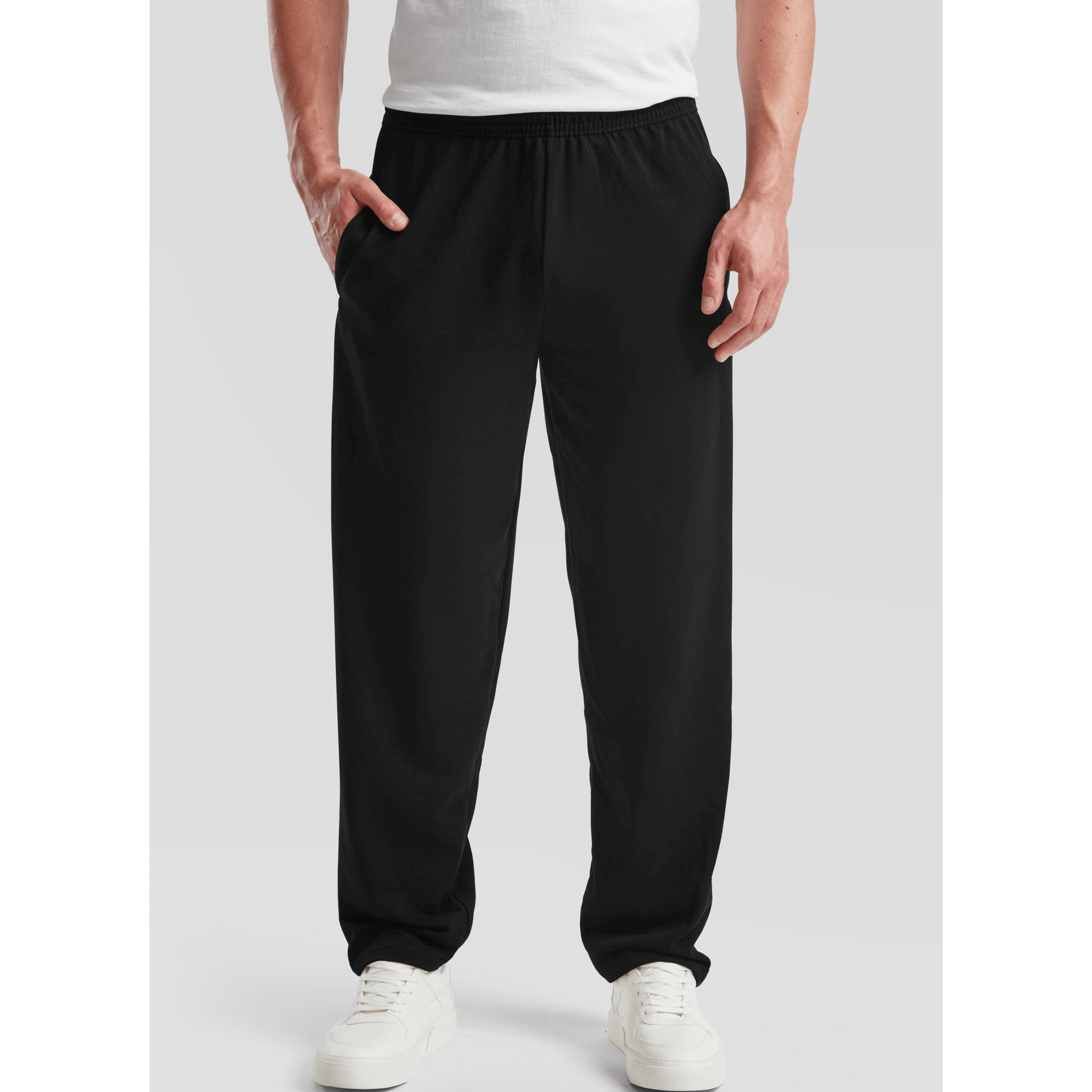 Fruit of the Loom Leightweight-Jog Pants, Schwarz, Gr.L