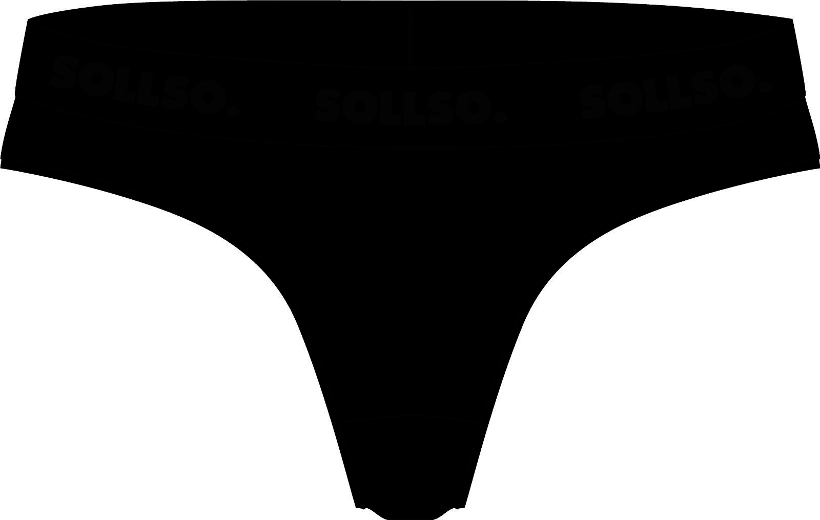 Damen Tanga, Bambusviskose, 3er-Pack, Schwarz/Weiß/Grau, Gr.XL