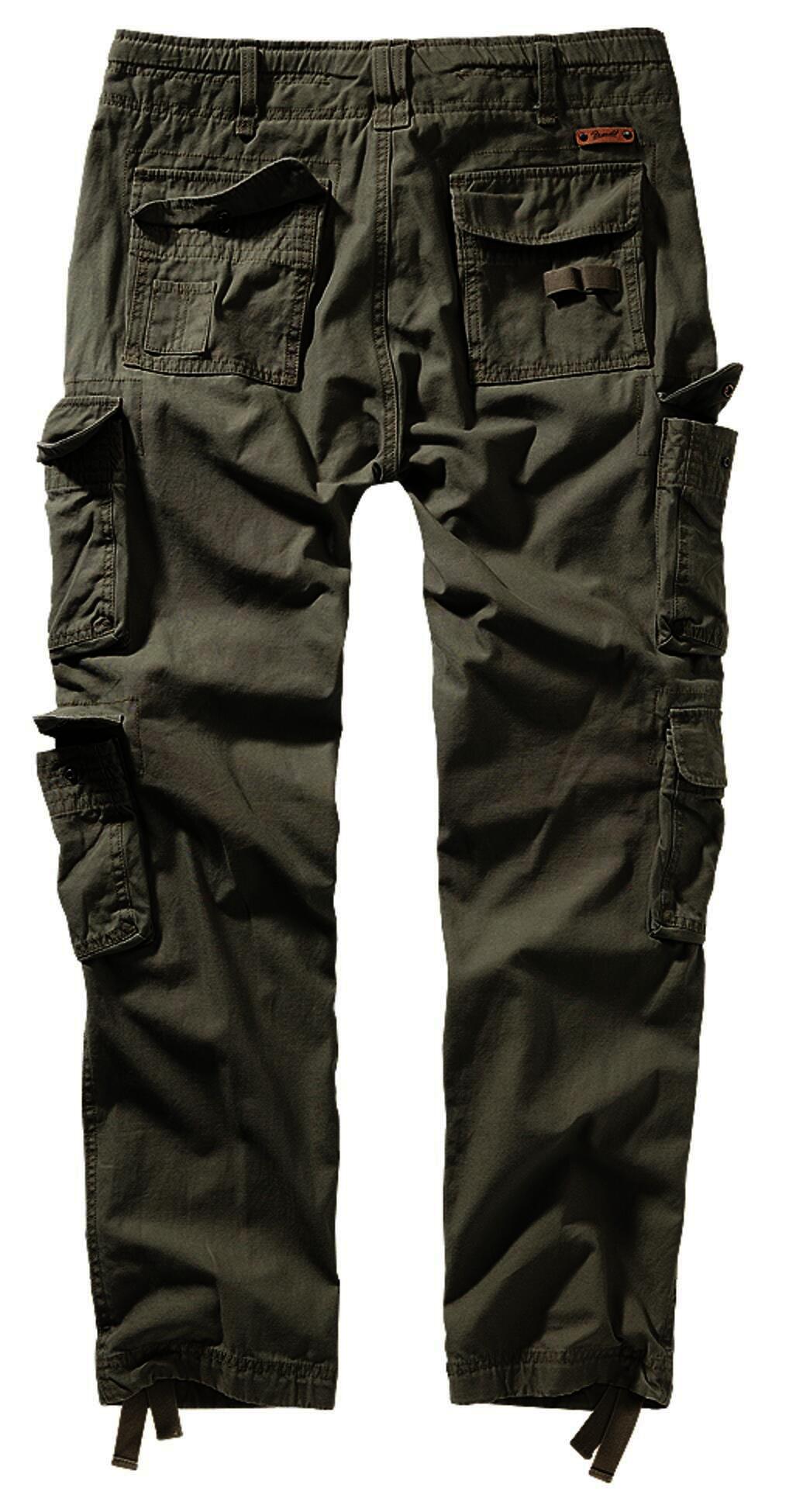 Brandit Pure Slim Fit Trouser, Farbe oliv, Größe XL