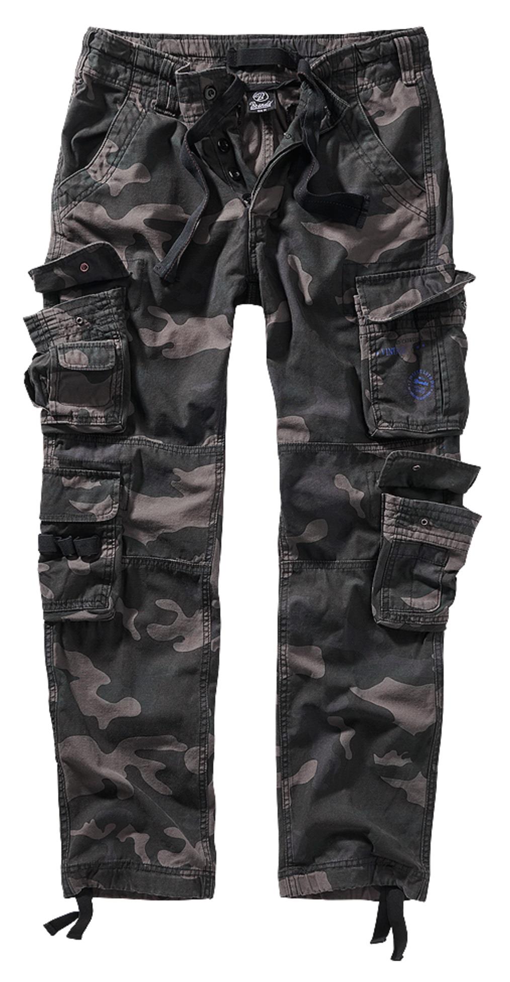 Brandit Pure Slim Fit Trouser, Farbe darkcamo, Größe L Brandit Pure Slim Fit Trouser, Farbe darkcamo, Größe L