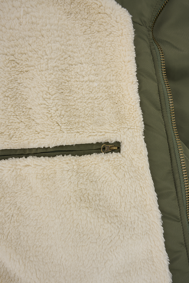 Brandit CWU Jacket hooded oliv, Größe 3XL
