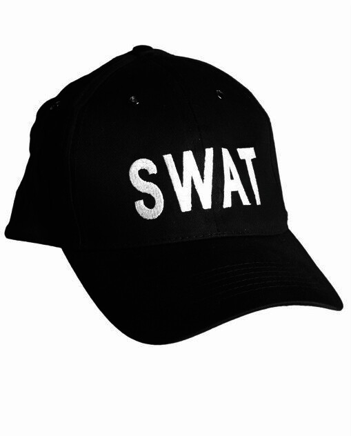 Baseball-Cap „SWAT“, schwarz
