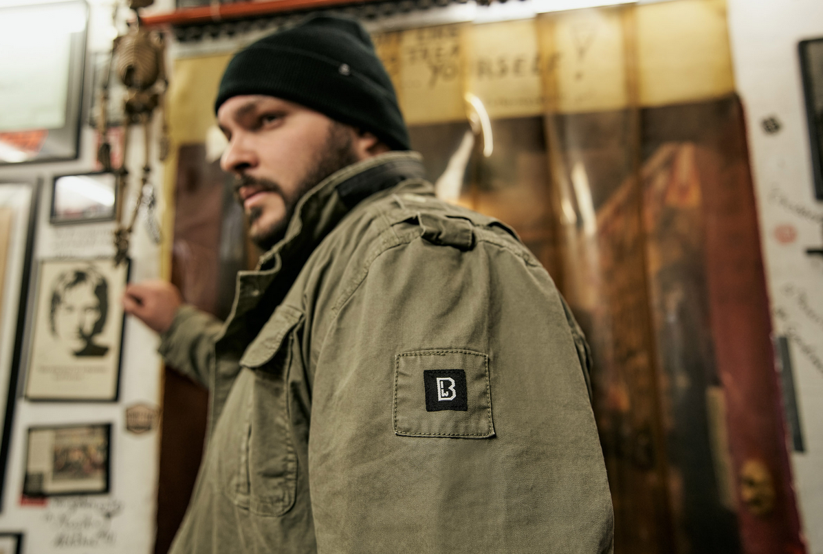 Brandit Britannia Jacket oliv, Größe L Brandit Britannia Jacket oliv, Größe L
