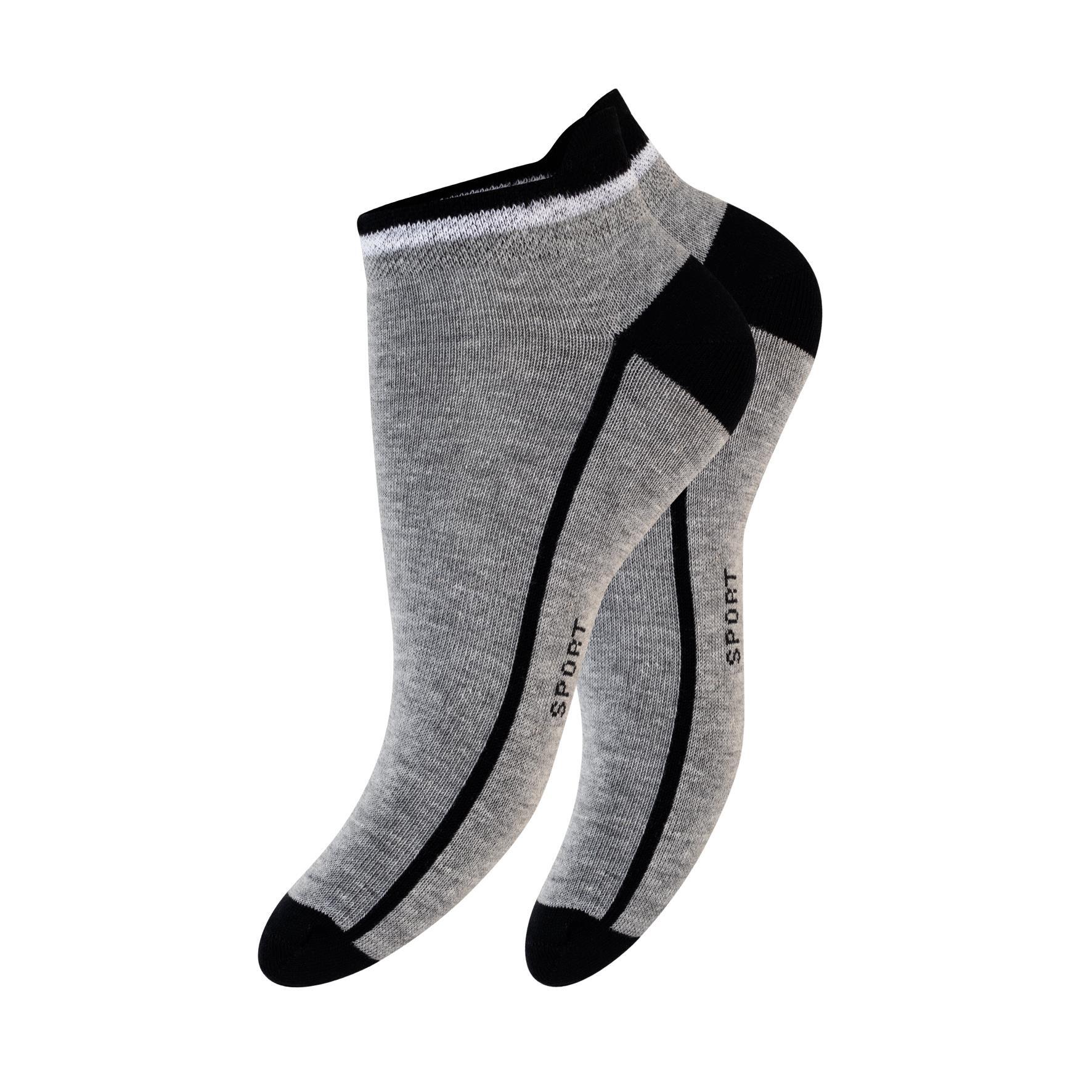 Herren Sneaker-Socken 72180 , Gr. 43/46, farbig gem., 4er-Pack