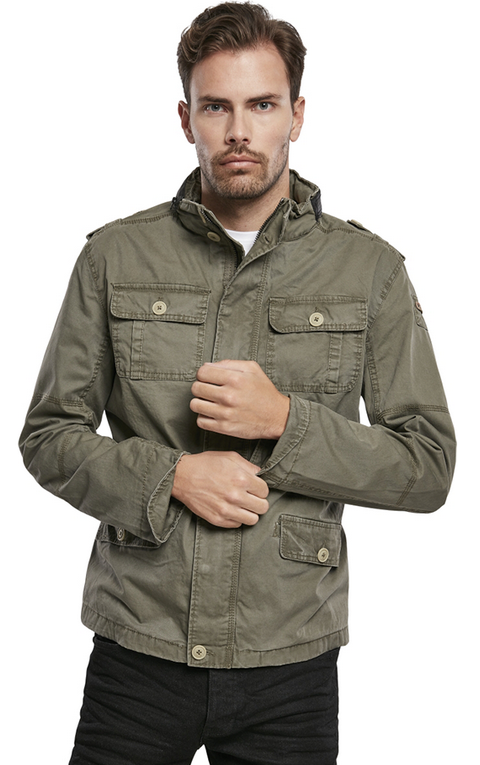 Brandit Britannia Jacket oliv, Größe 4XL