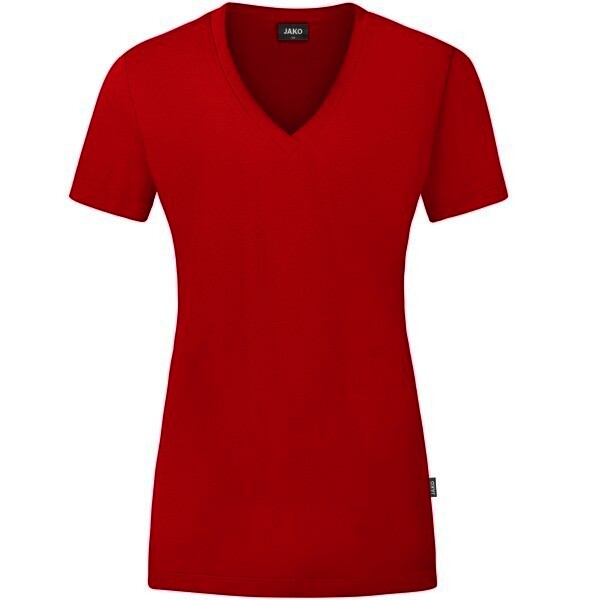 JAKO Damen T-Shirt Organic, rot, Gr.44