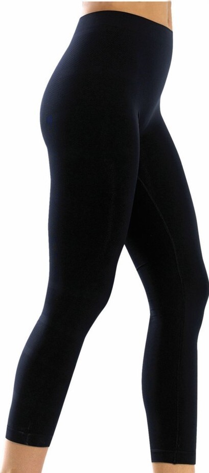 Damen Leggins 2018, innen angeraut, lang, Schwarz, Gr.XXL