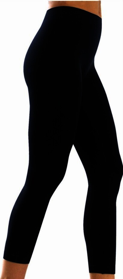 Damen Leggins 2018, innen angeraut, lang, Schwarz, Gr.XXL