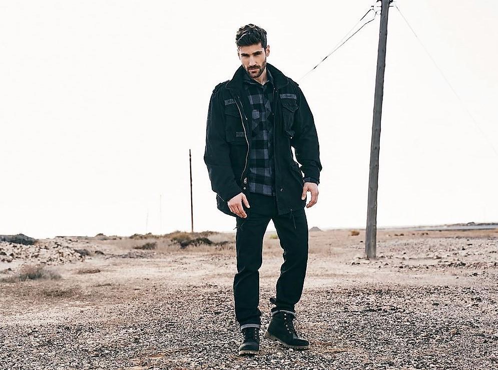 Brandit M-65 Giant Jacket, schwarz, Größe 7XL