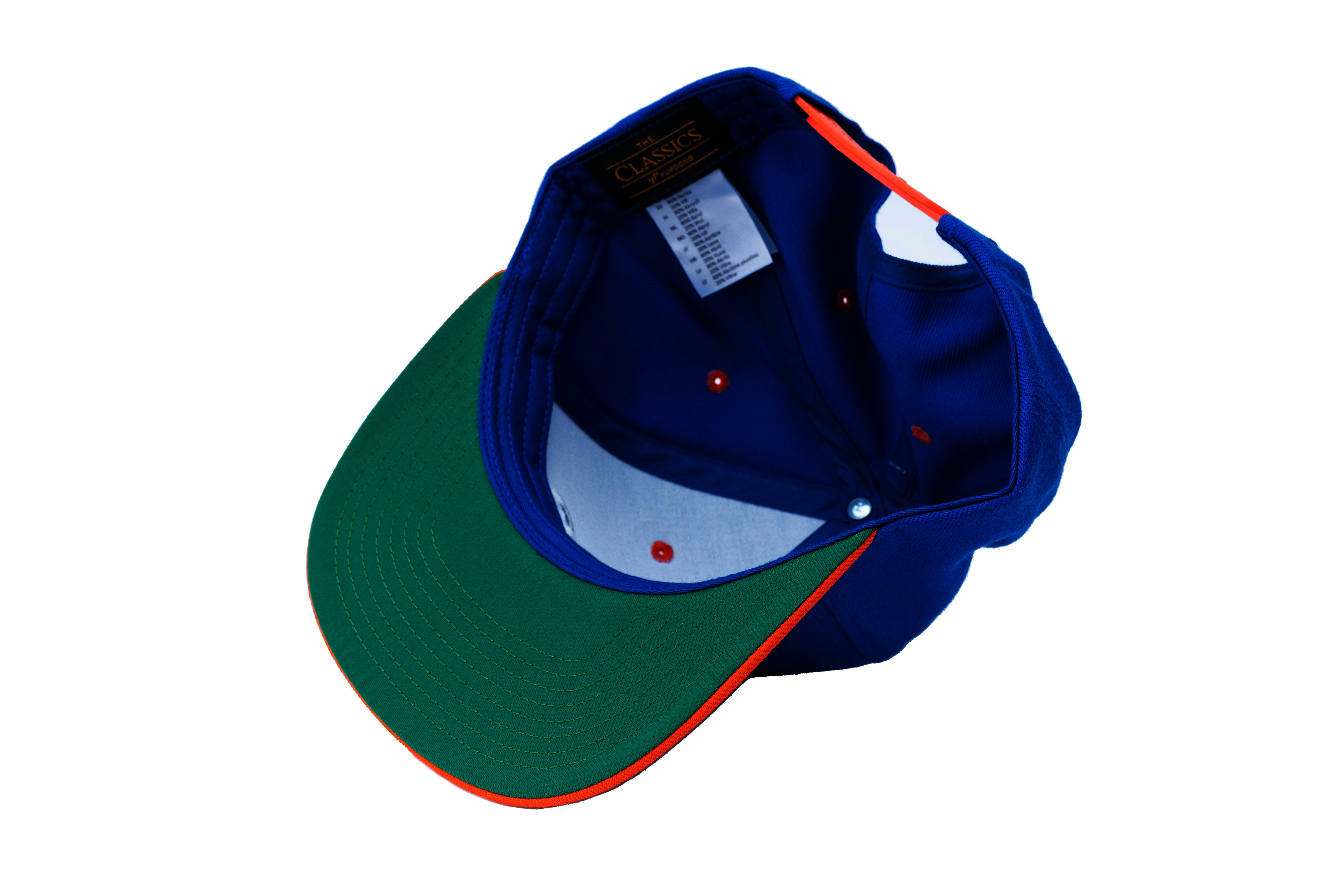SOLLSO. Classic Snapback 2-Tone Cap, , Royal-Orange