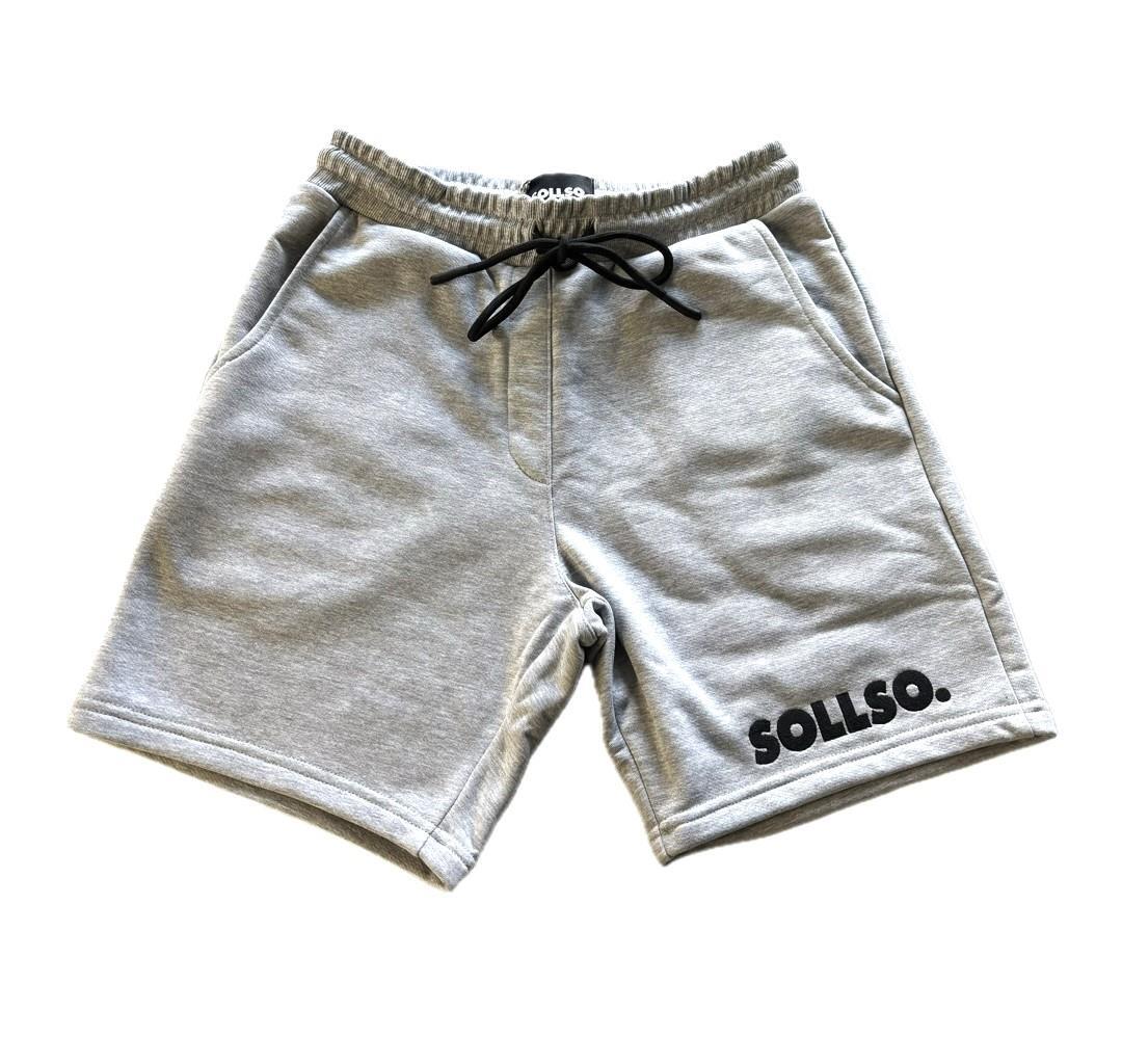 Sweatshorts „SOLLSO.“, Grau Melliert, Gr.S