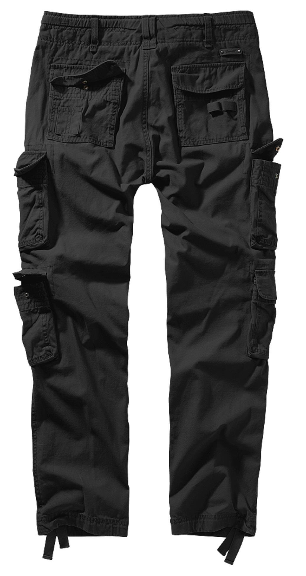Brandit Pure Slim Fit Trouser, Farbe schwarz, Größe M