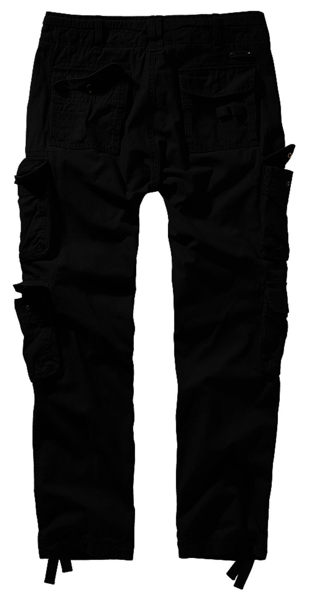 Brandit Pure Slim Fit Trouser, Farbe schwarz, Größe XL