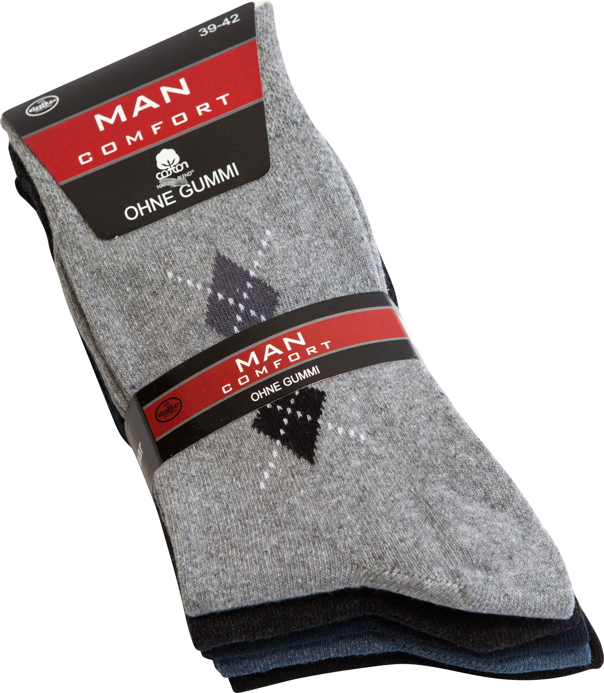 Herren Socken ohne Gummizug "Blautöne", Art. 1587, Gr. 43-46, 20 Paar