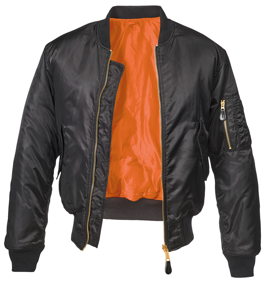 Brandit MA 1 Jacket, Farbe Schwarz, Gr.S