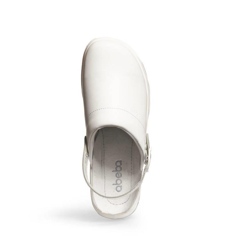 Abeba Berufsschuh ACTIVE Clog 87021 , weiß, Größe 38