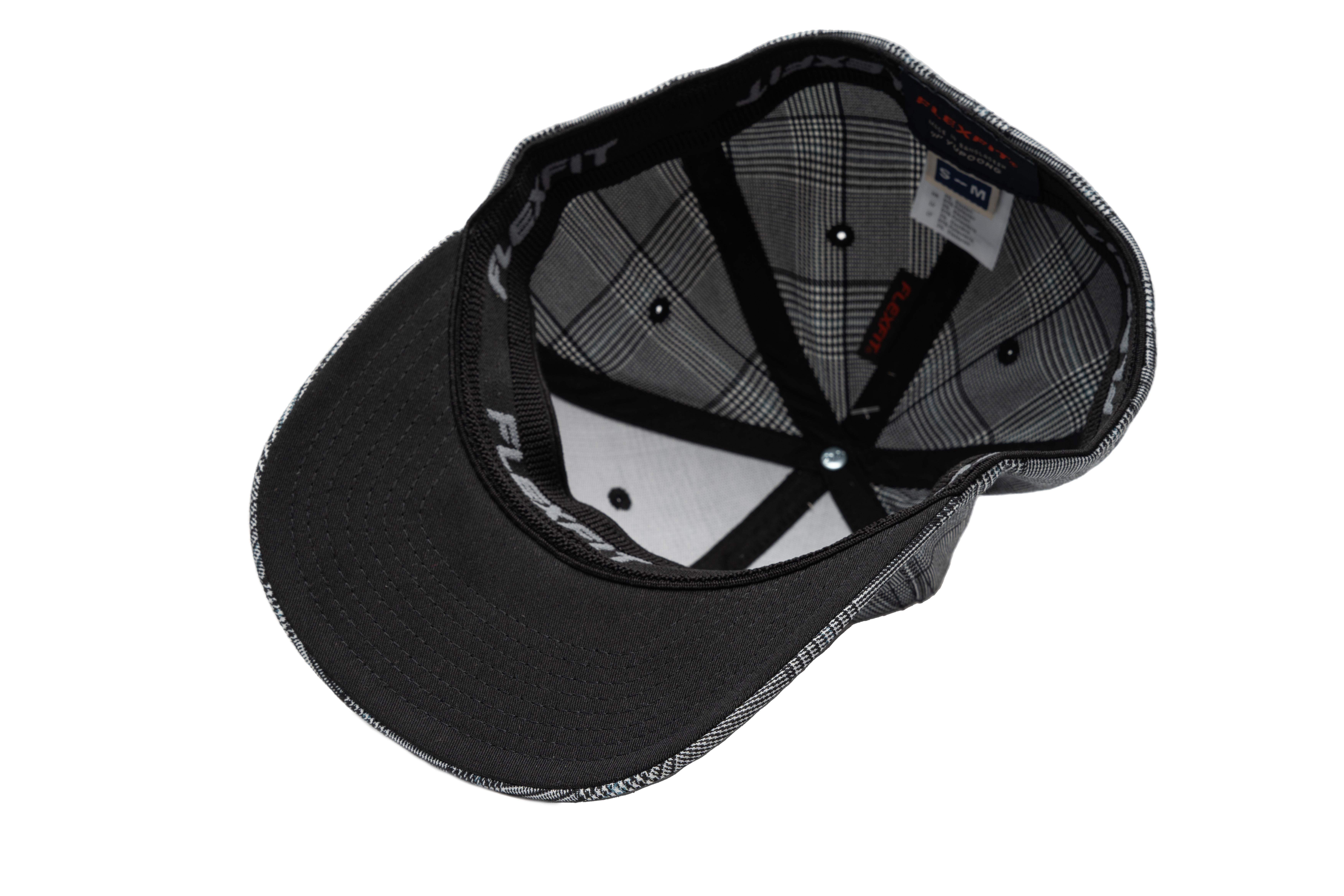 SOLLSO. Flexfit® Glen Check Cap, Braun-Khaki, Gr.S/M