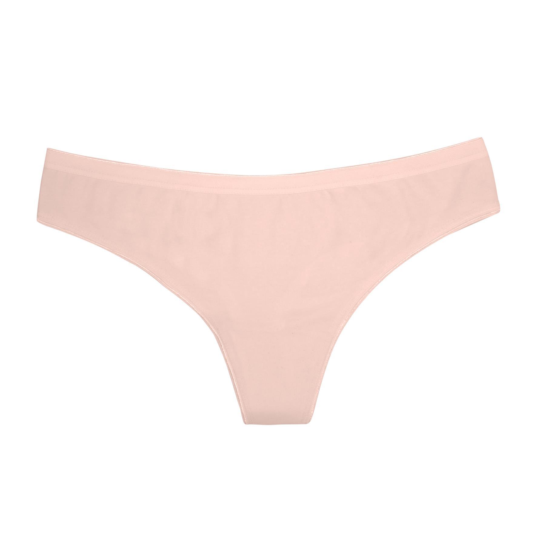 Damen Tanga 10112, Rosa, 3er Pack, Gr.40/42
