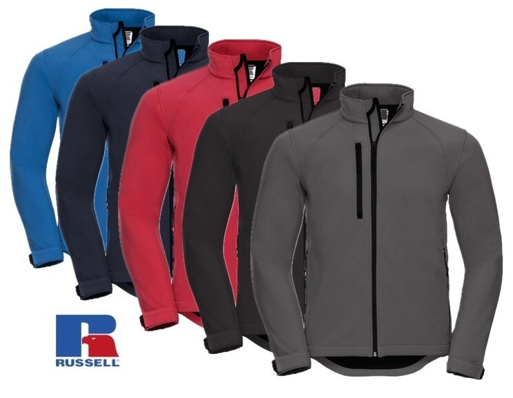 RUSSELL Softshell-Jacke, Azurblau, Gr.L
