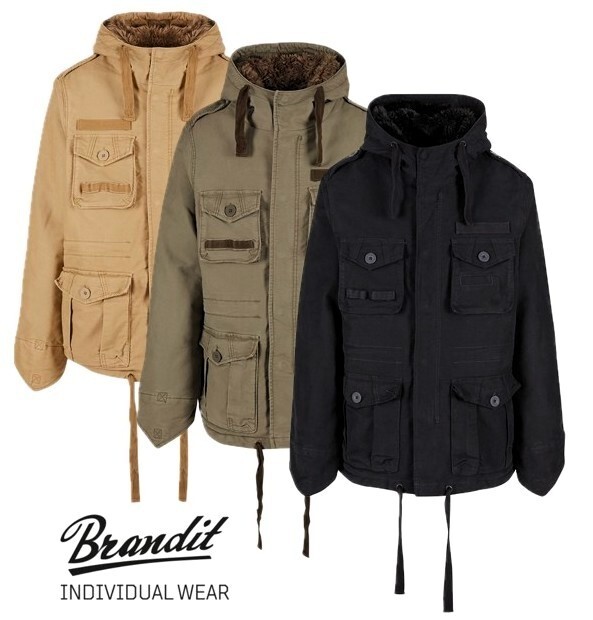 Brandit Respite Jacket, Schwarz, Gr.XXL