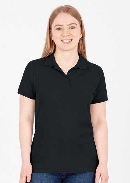 JAKO Damen Polo-Shirt Organic, schwarz, Gr.42
