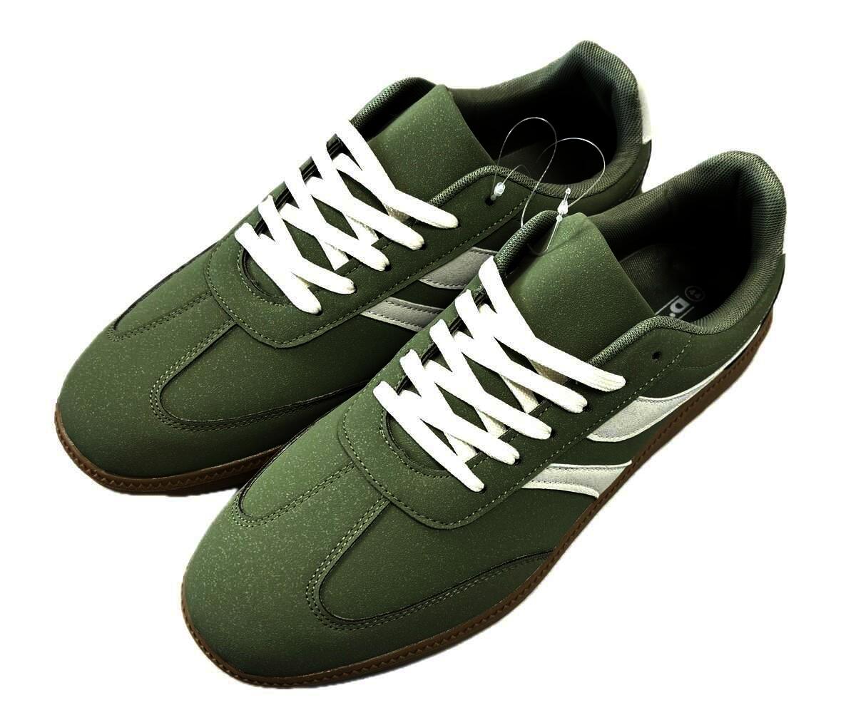 Herren Sneaker B972773 im Retro-Style, Farbe Grün, Gr.44