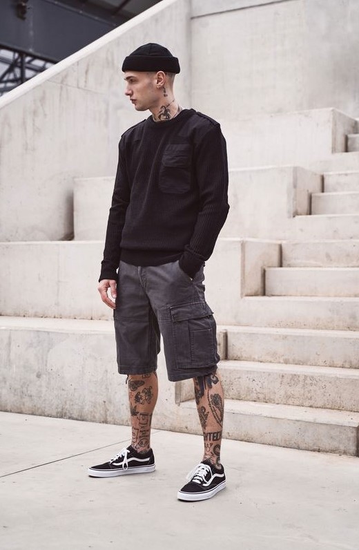 Brandit Vintage Classic Shorts Farbe anthrazit, Größe XXL